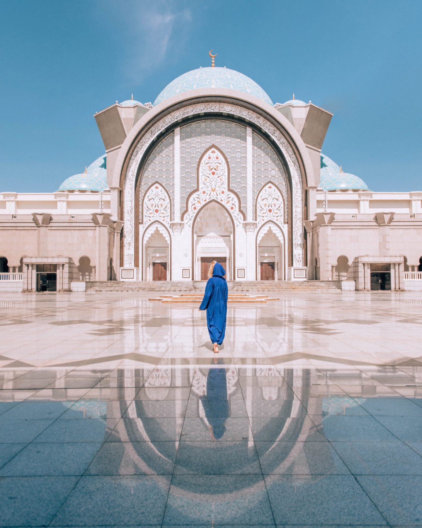 Federal Territory Mosque, Blue Mosque, in Kuala Lumpur