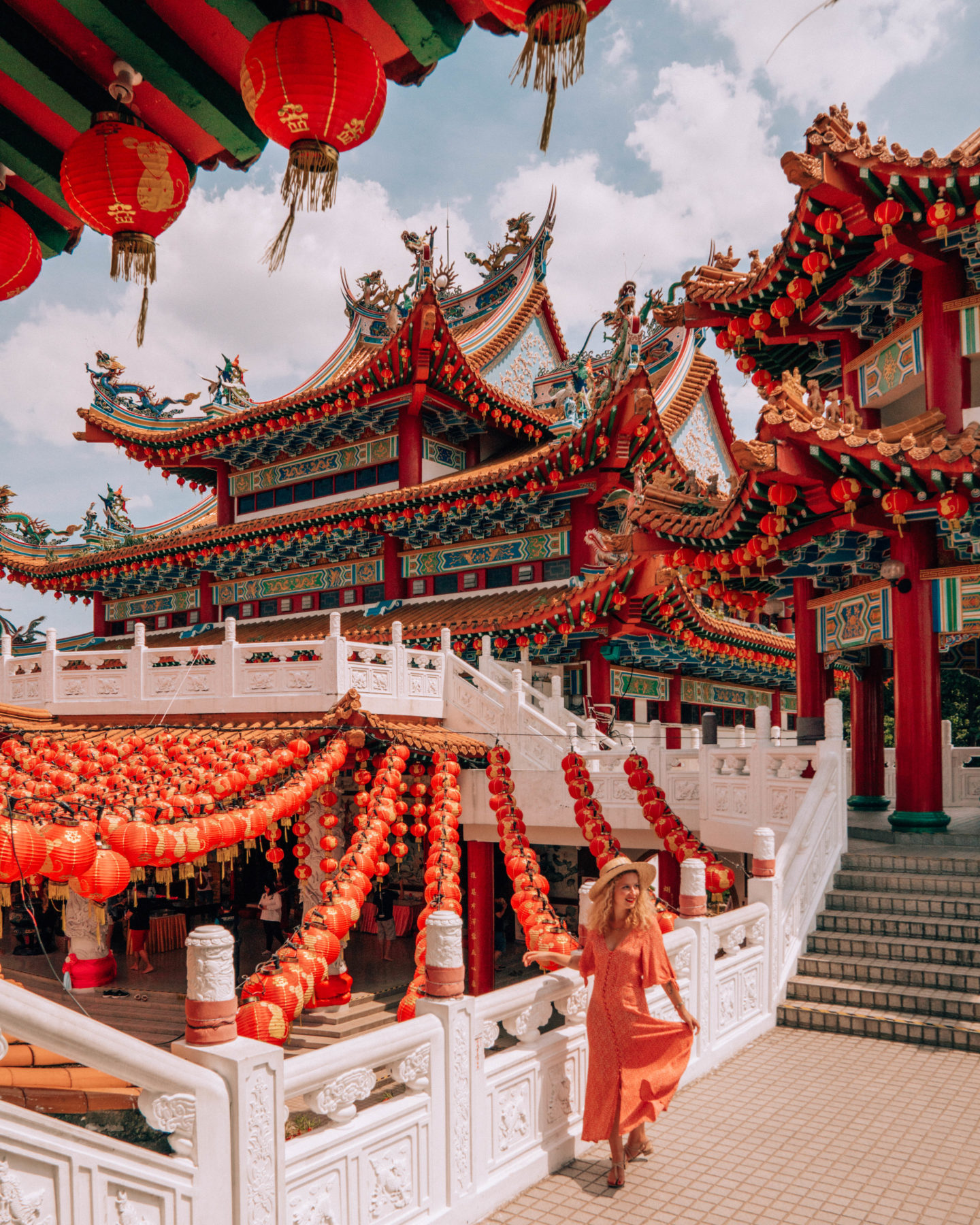 Buddhist temple of Thean Hou in Kuala Lumpur