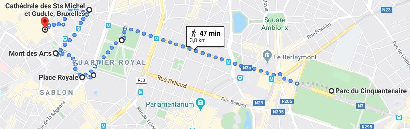 Day 1 in Brussels afternoon itinerary