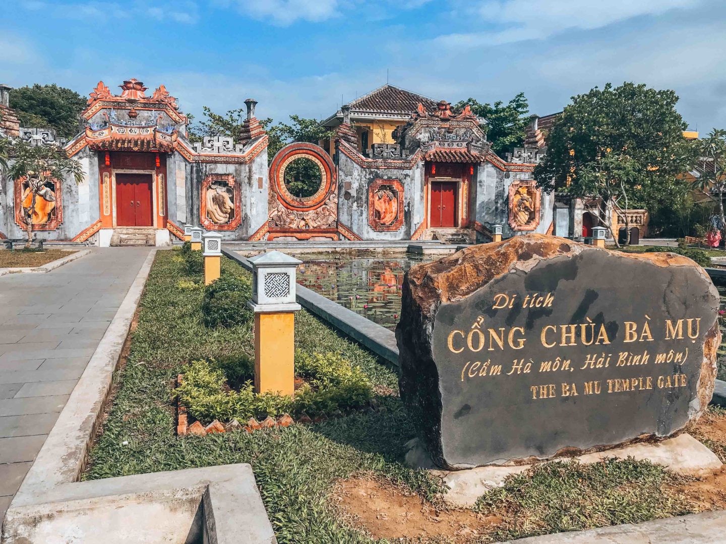 Cong Chua ba Mu, the temple gate in Hoi An, Vietnam
