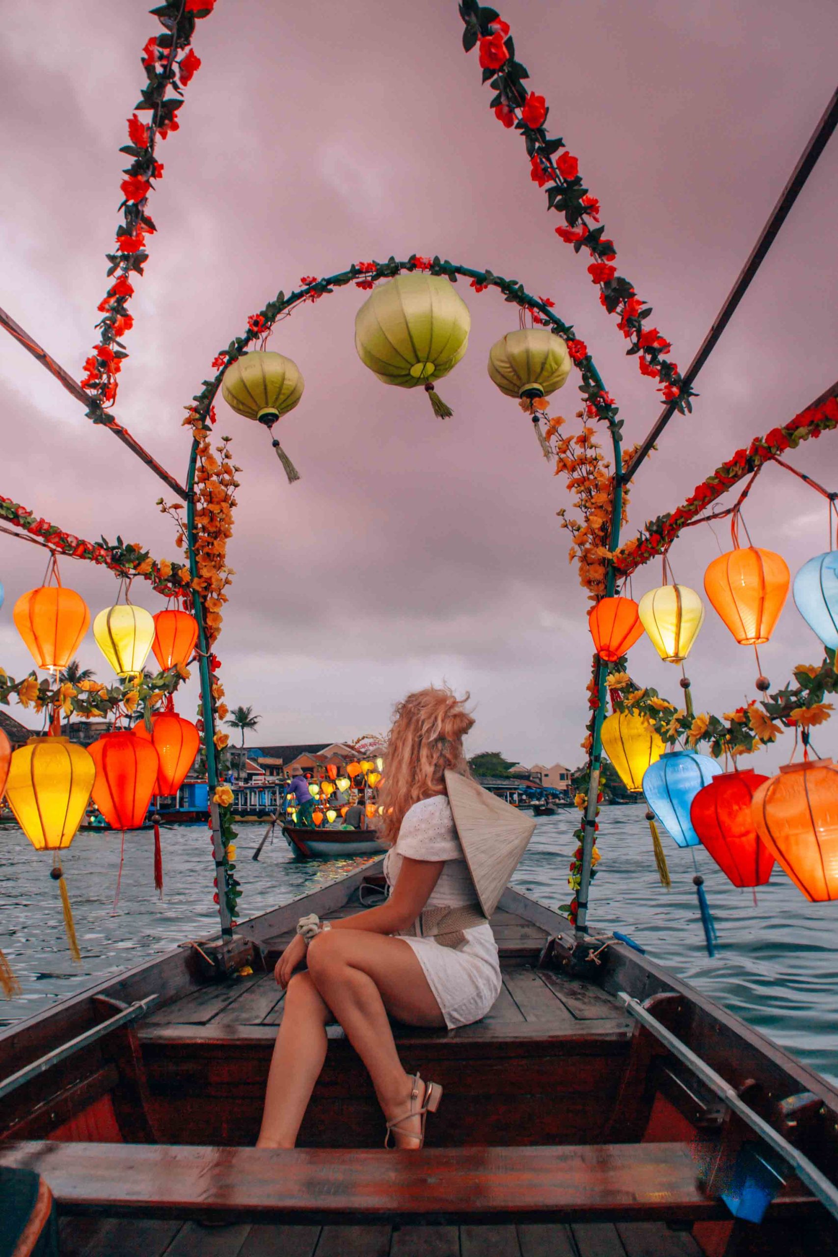 Magical sunset lantern boat tour in Hoi An, Vietnam