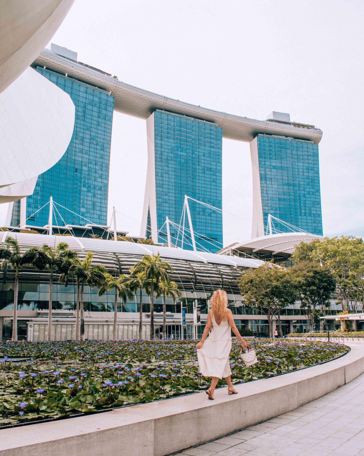 Art Science Museum, outside views in Singapore