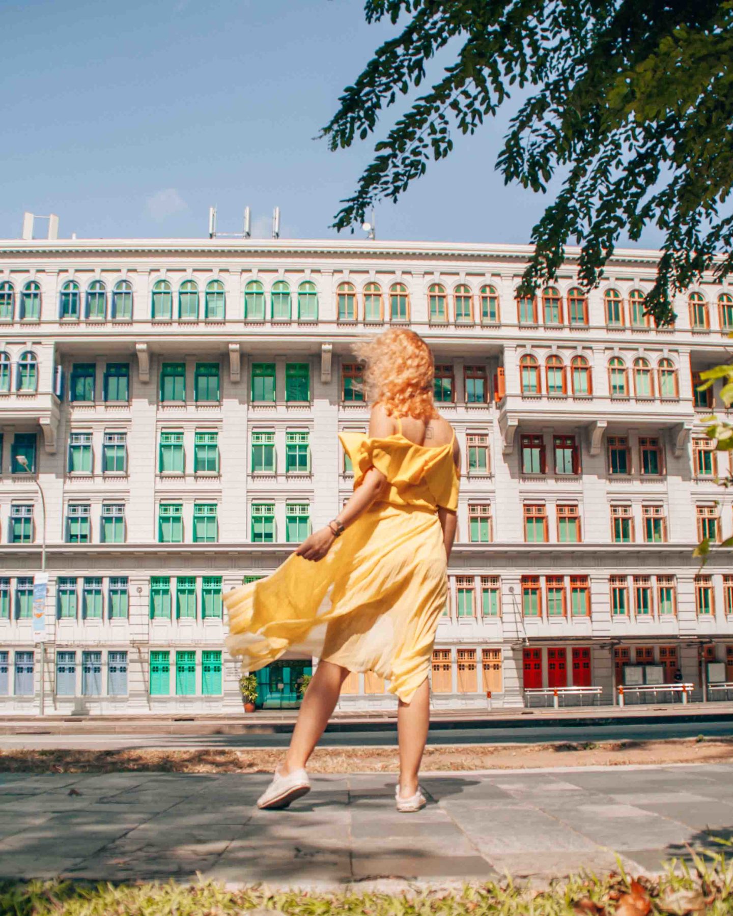 Old Hill Street Station, an instagrammable spot in Singapore