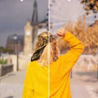 Golden foliage preset fall pack