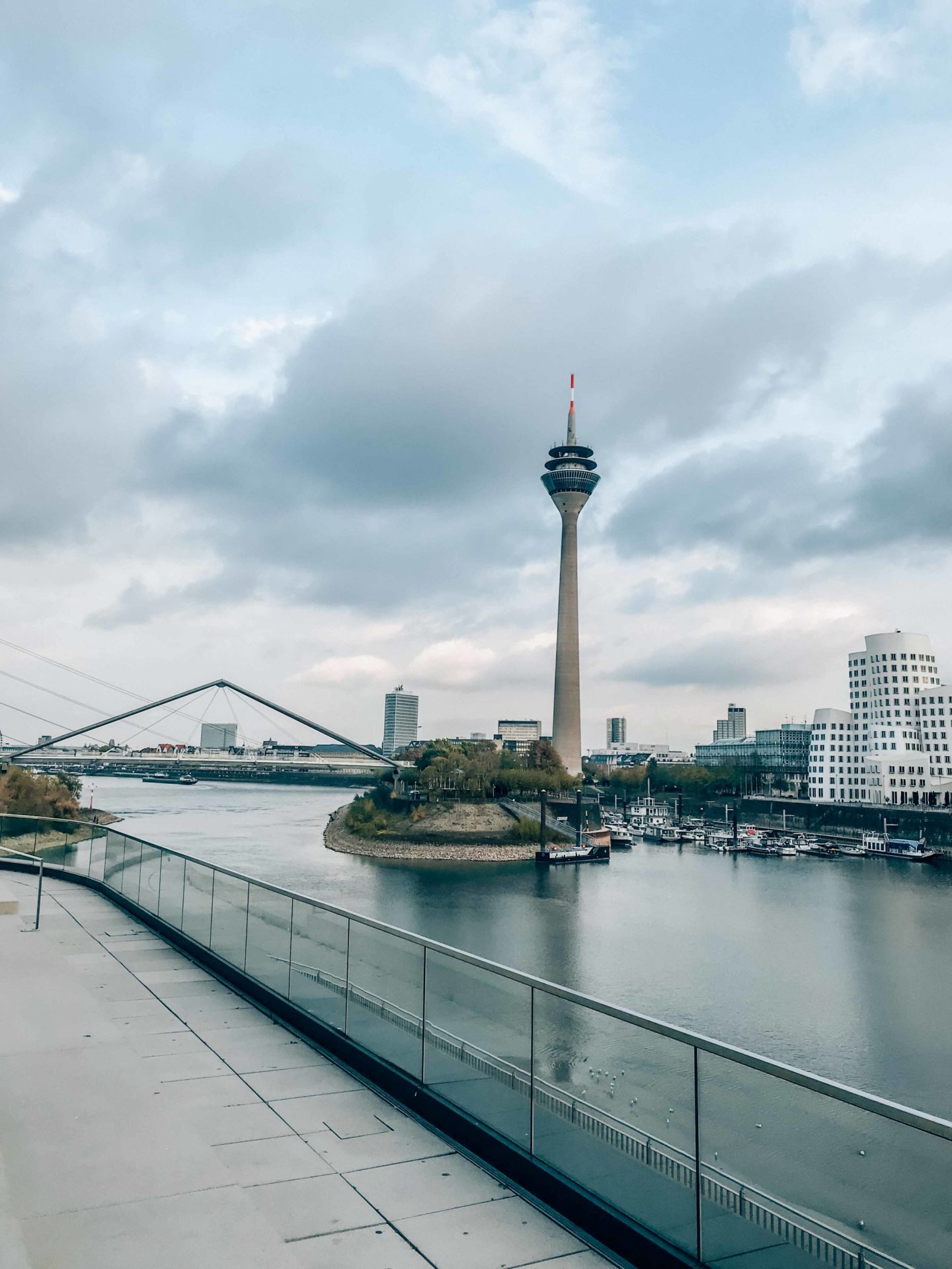 View of Düsseldorf from MediaHaven