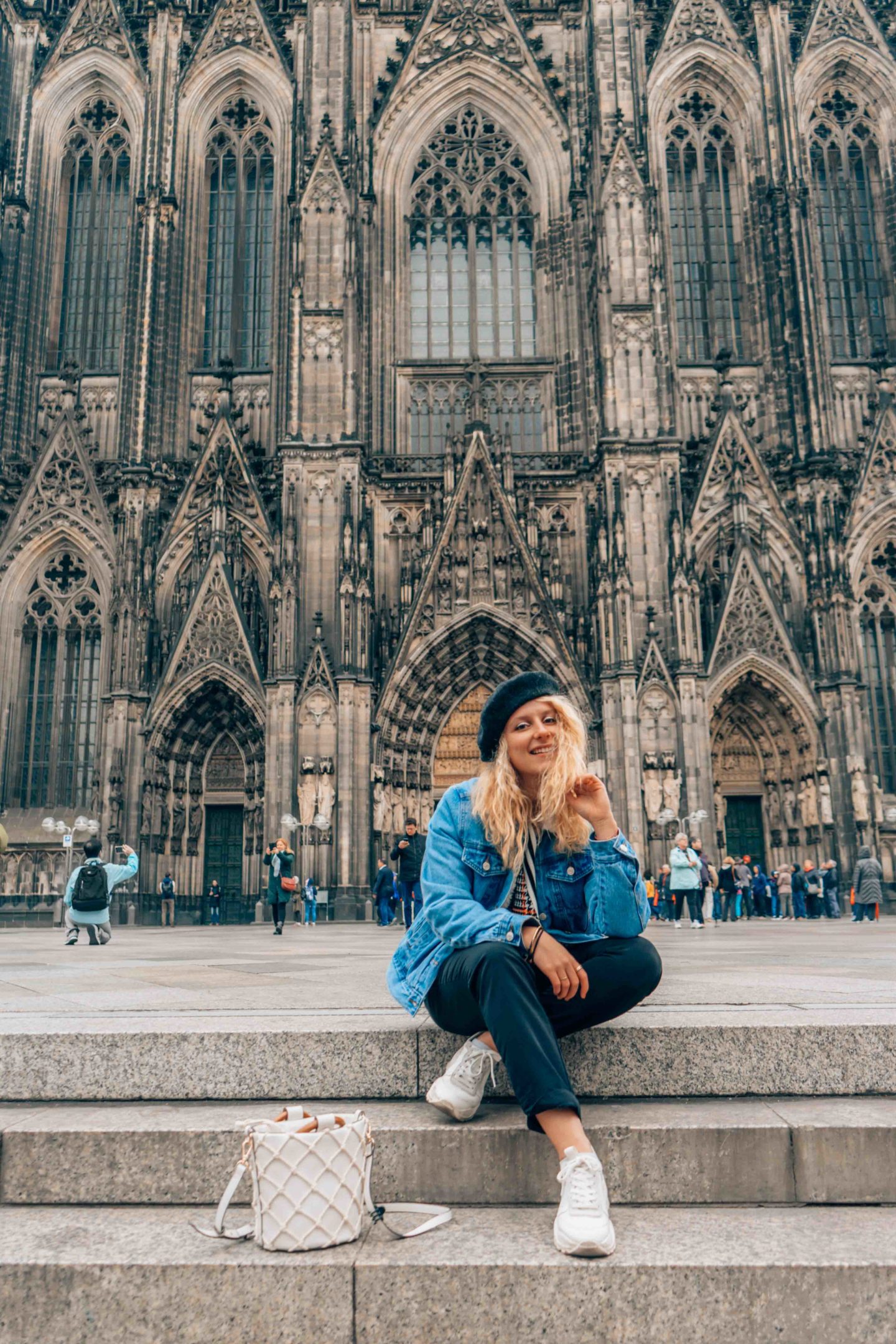 View on the cathedral from the steps, Cologne