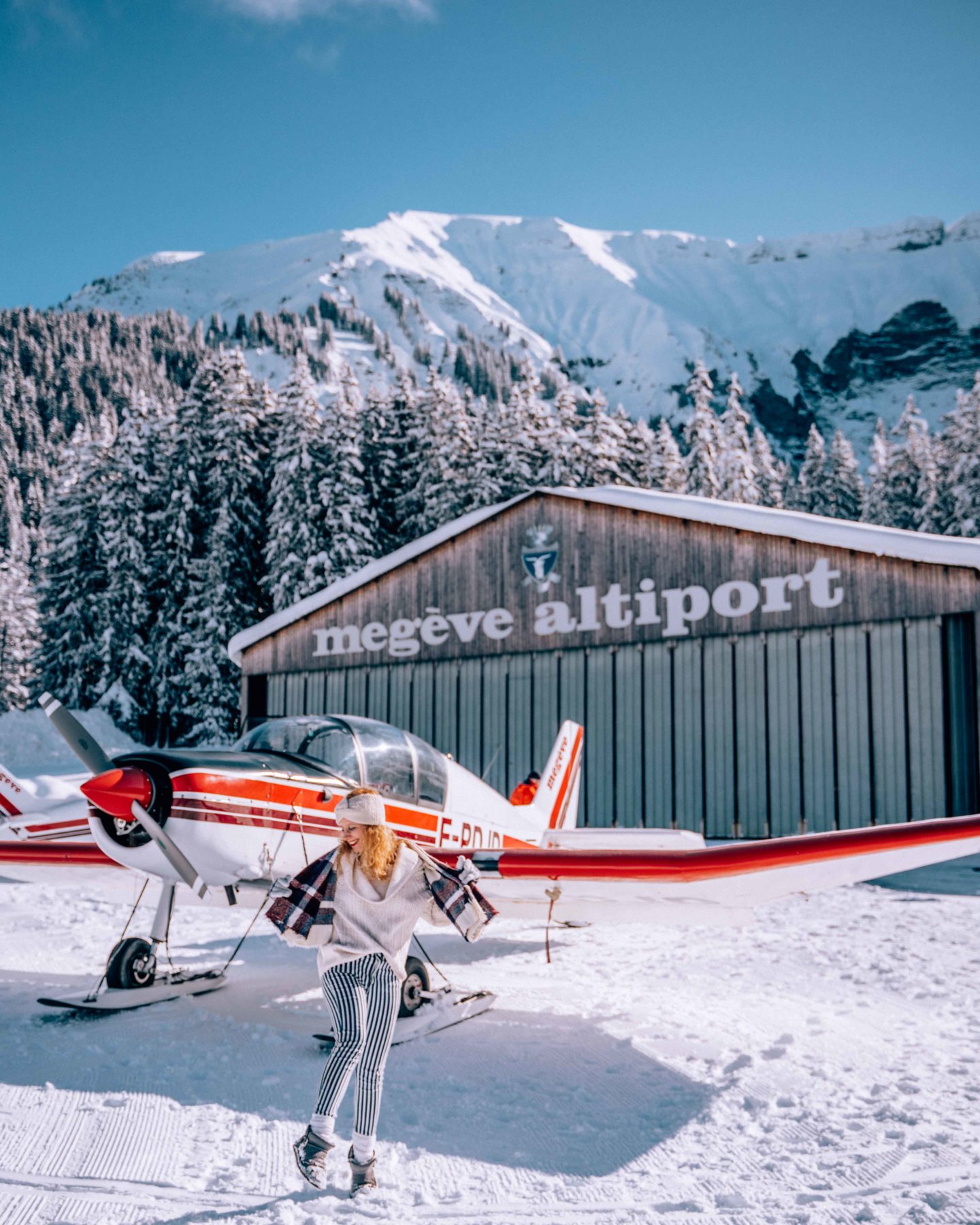 Ready to fly above the Mont Blanc